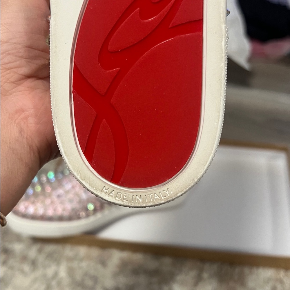 NEW Louboutin Roller Boat Slip-On Sneakers 35.5 - Picture 4 of 8